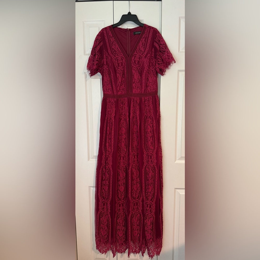 Fall wedding Lace Maxi Dress